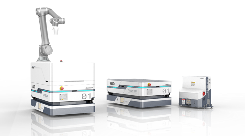 mansion88·明升數位開發的自主式移動機器人（AMR250M），搭配全向輪並結合AI演算法、2D LiDAR、3D攝影機等技術，協助客戶實現產線全自動化